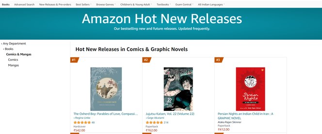 Persian Nights on Amazon India Hot New Releases
